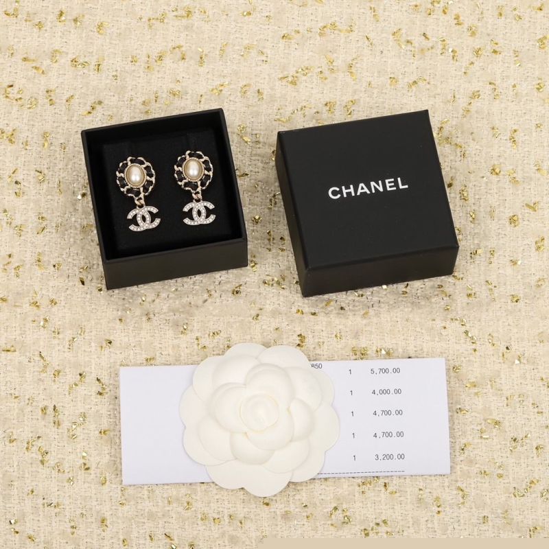 Ch*el earrings